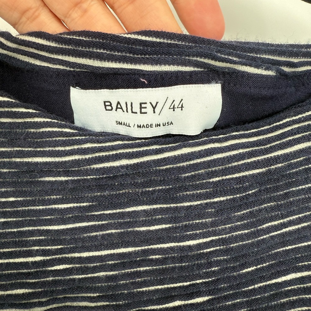 Bailey 44 Navy Striped Dress - Picture 4 of 5